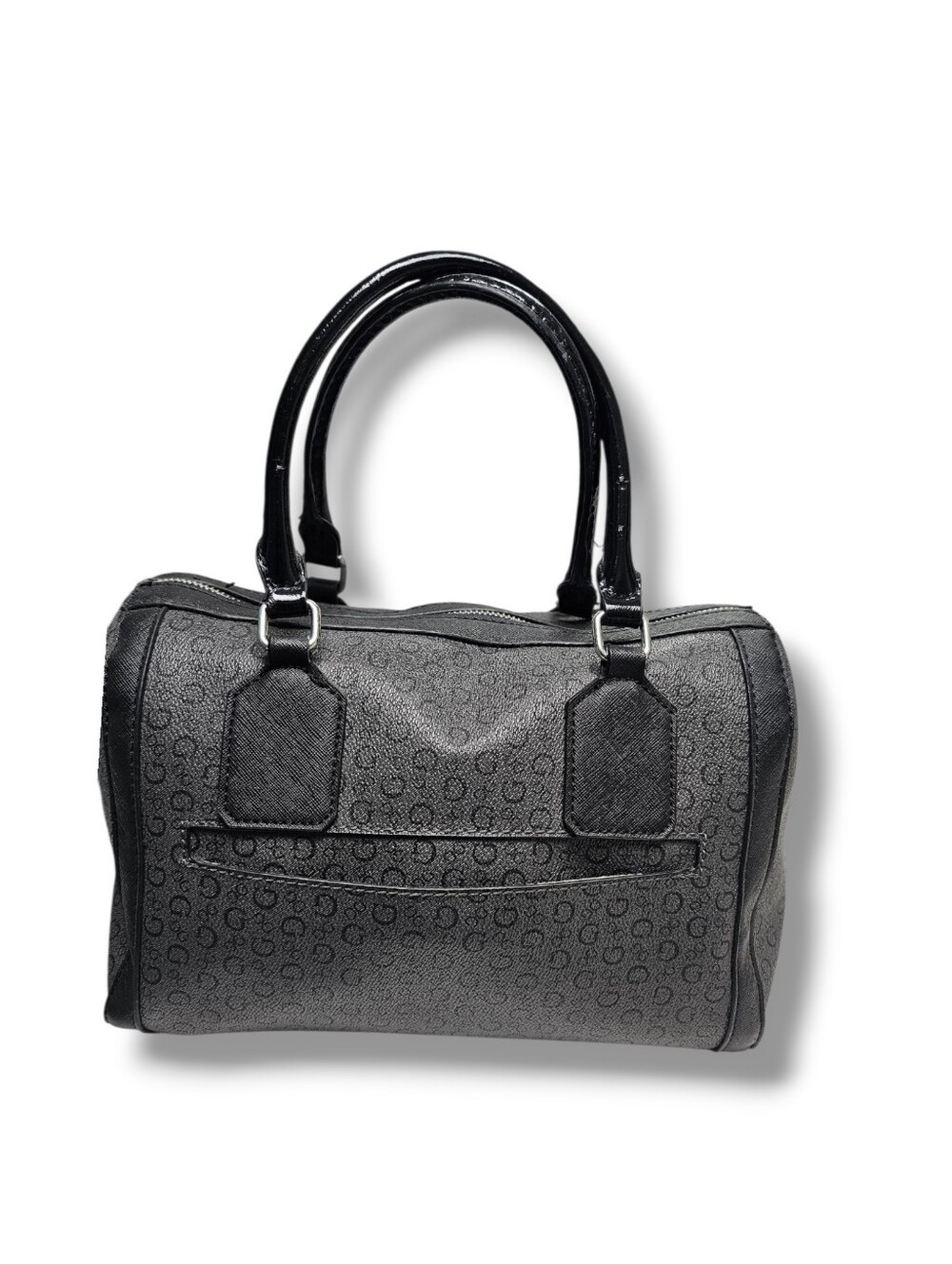 GUESS Black Monogram Satchel Duffel - Picture 3 of 11